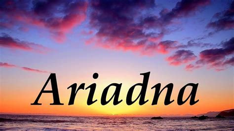 Ariadna: Significado del nombre, Etimología y Origen